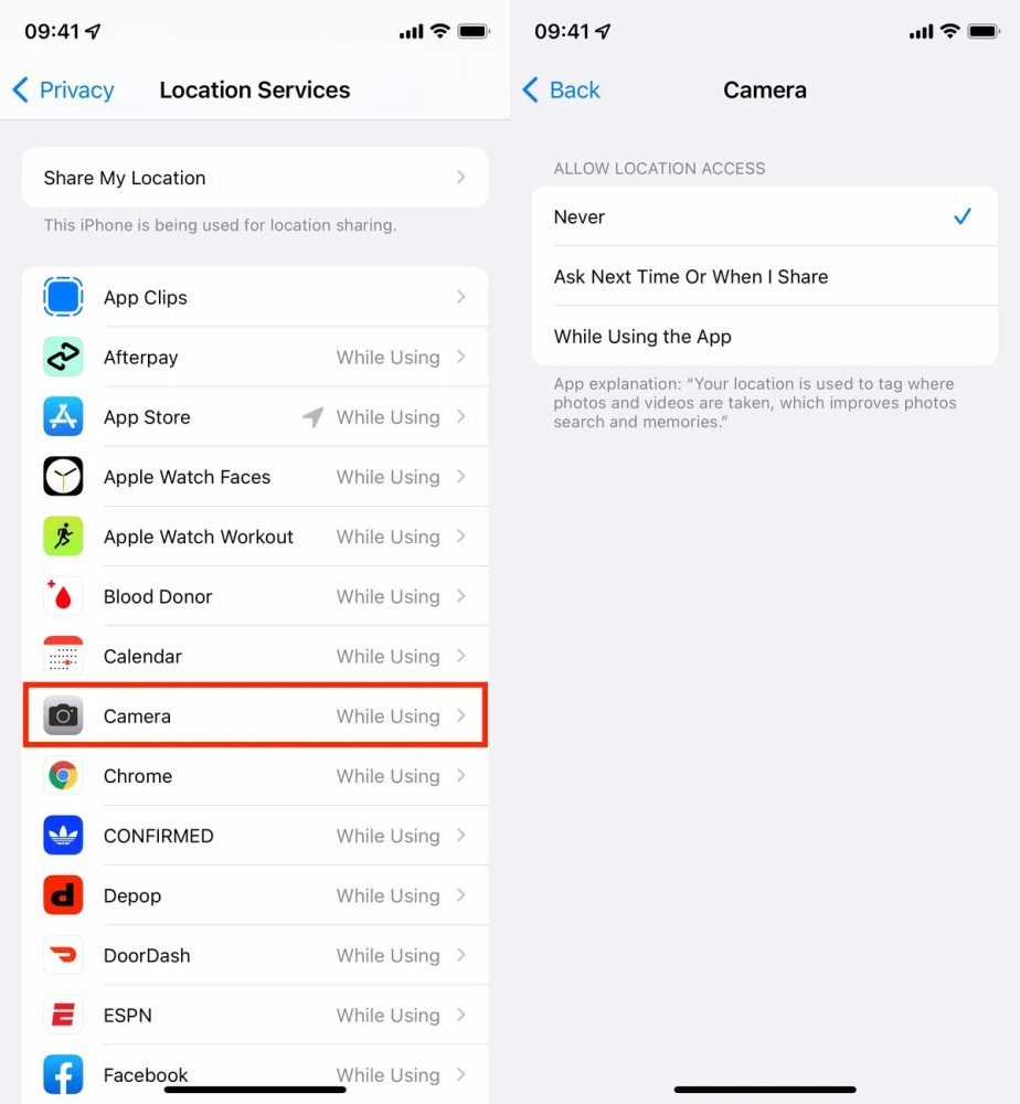 Tắt ngay cài đặt này nếu không muốn ảnh iPhone tiết lộ vị trí của bạn