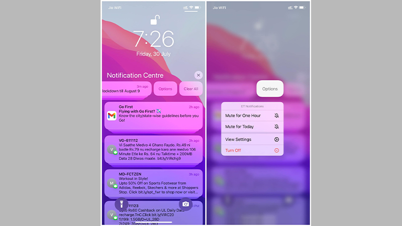 Tắt tiếng thông báo trên iPhone