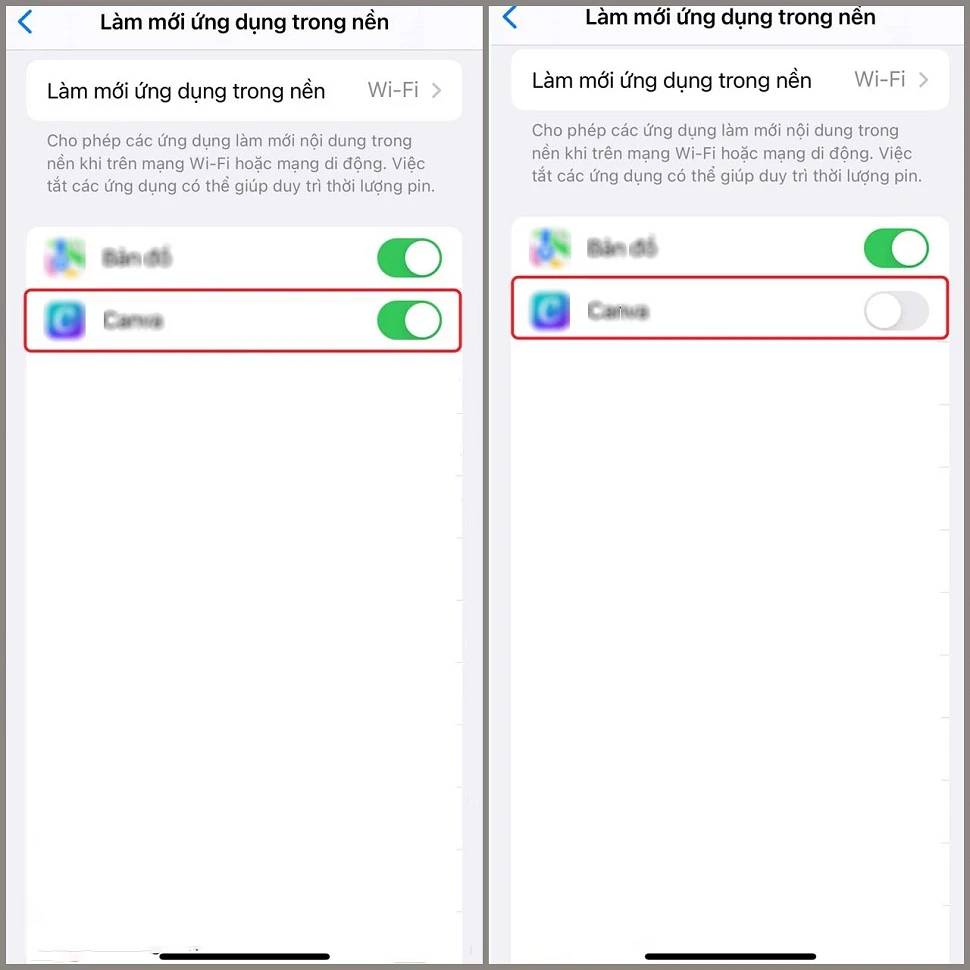 Cách tắt ứng dụng chạy ngầm bằng Cài đặt