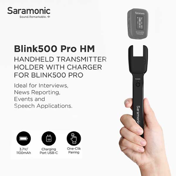 Tay cầm tích hợp Saramonic Blink 500 Pro HM