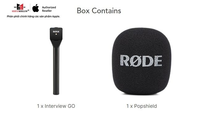 Tay cầm gắn micro rode interview go