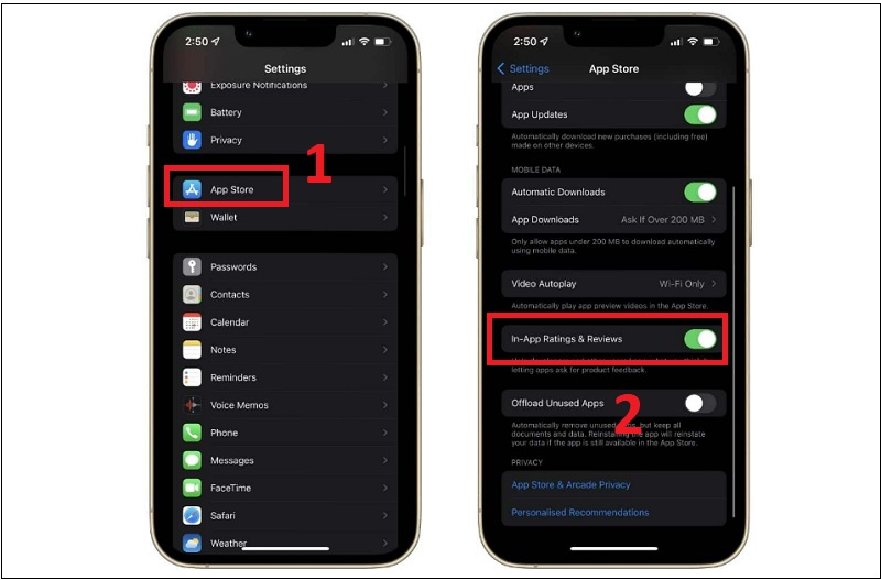 Tắt cửa sổ bật lên của ứng dụng thứ 3 trên iphone 