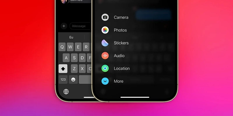Thay đổi trong iMess iOS 17