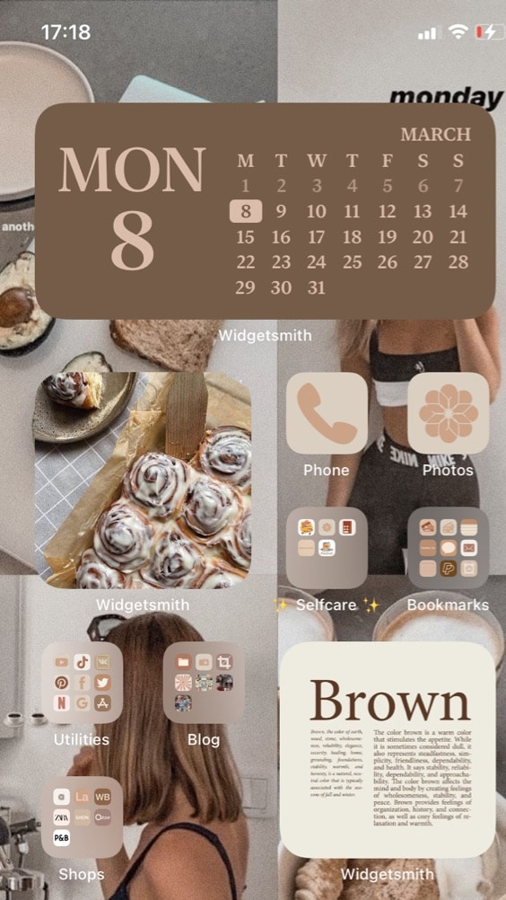 Chủ đề iPhone màu nâu