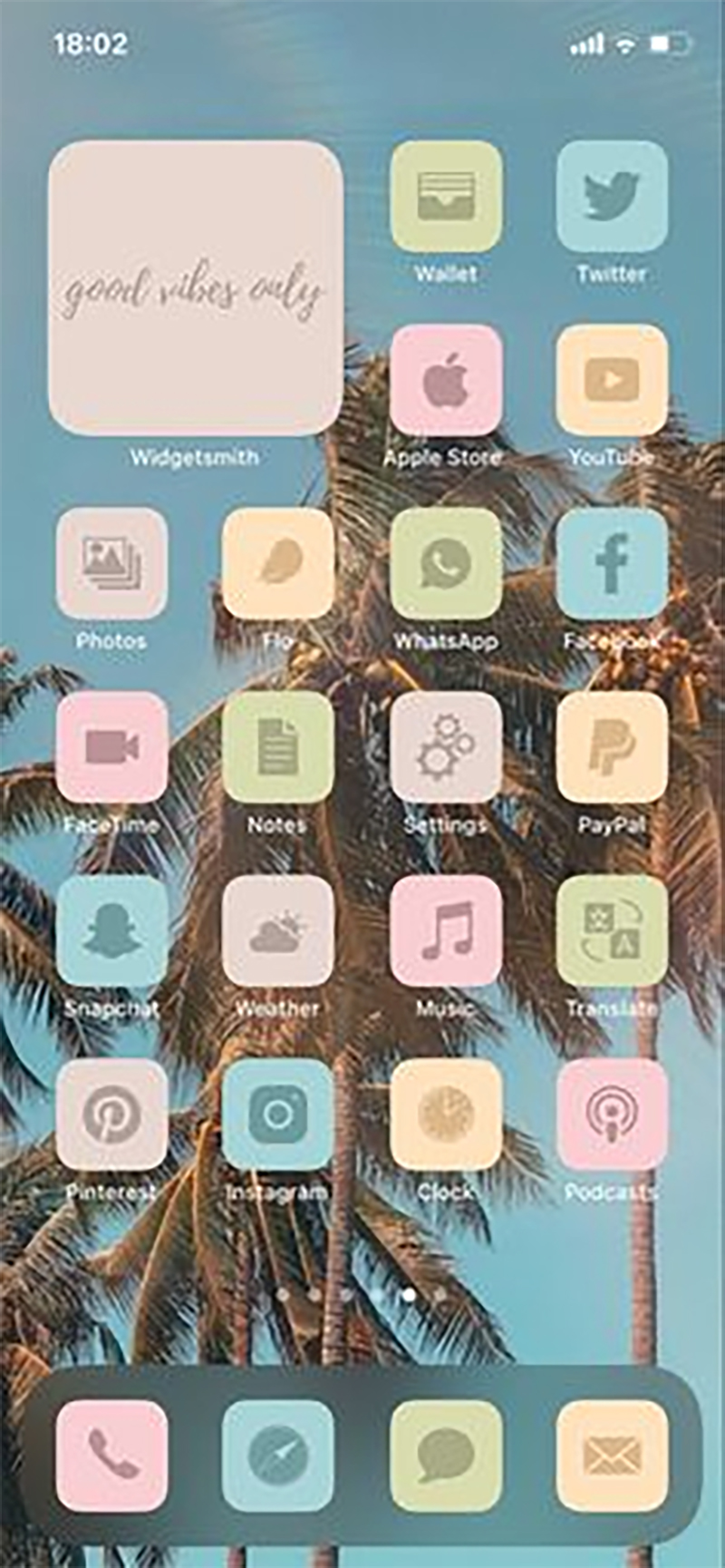 Chủ đề iPhone Pastel mùa hè