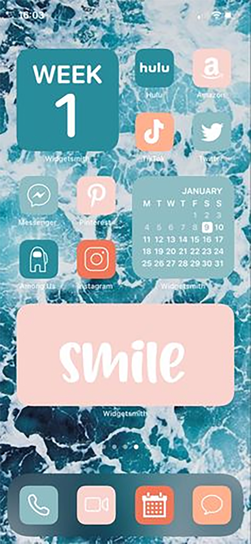 Các biểu tượng trên iPhone của Coral Beach