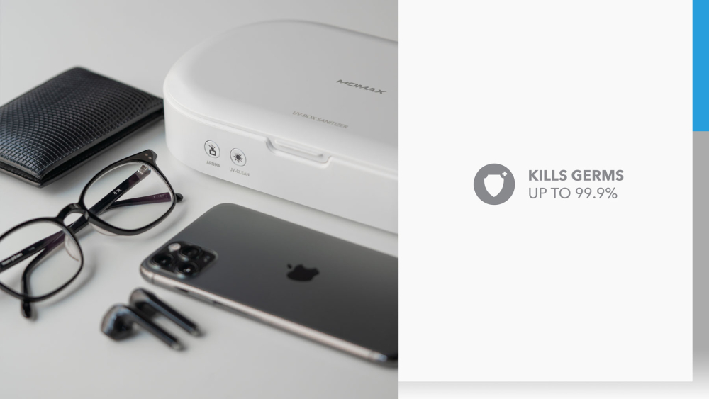Thiết Bị Khử Trùng 99% Vi Khuẩn Bằng Tia UV - Momax
