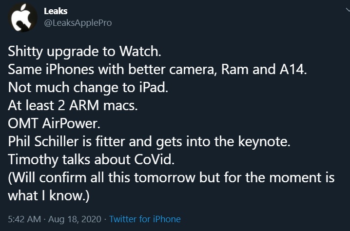 Sự kiện ra mắt iPhone 12 series đã bắt đầu được Apple ghi hình tại Apple Park