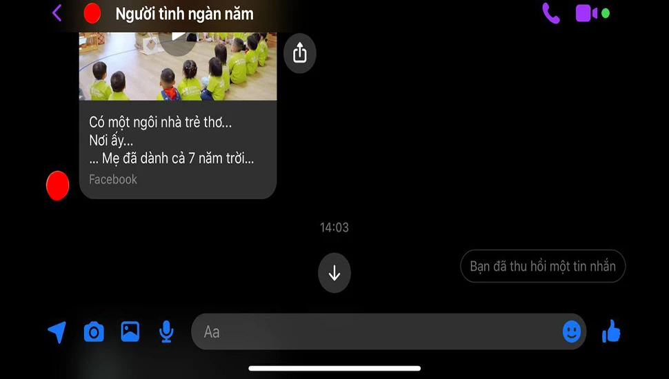 Hướng dẫn thu hồi và ghim tin nhắn trên Messenger