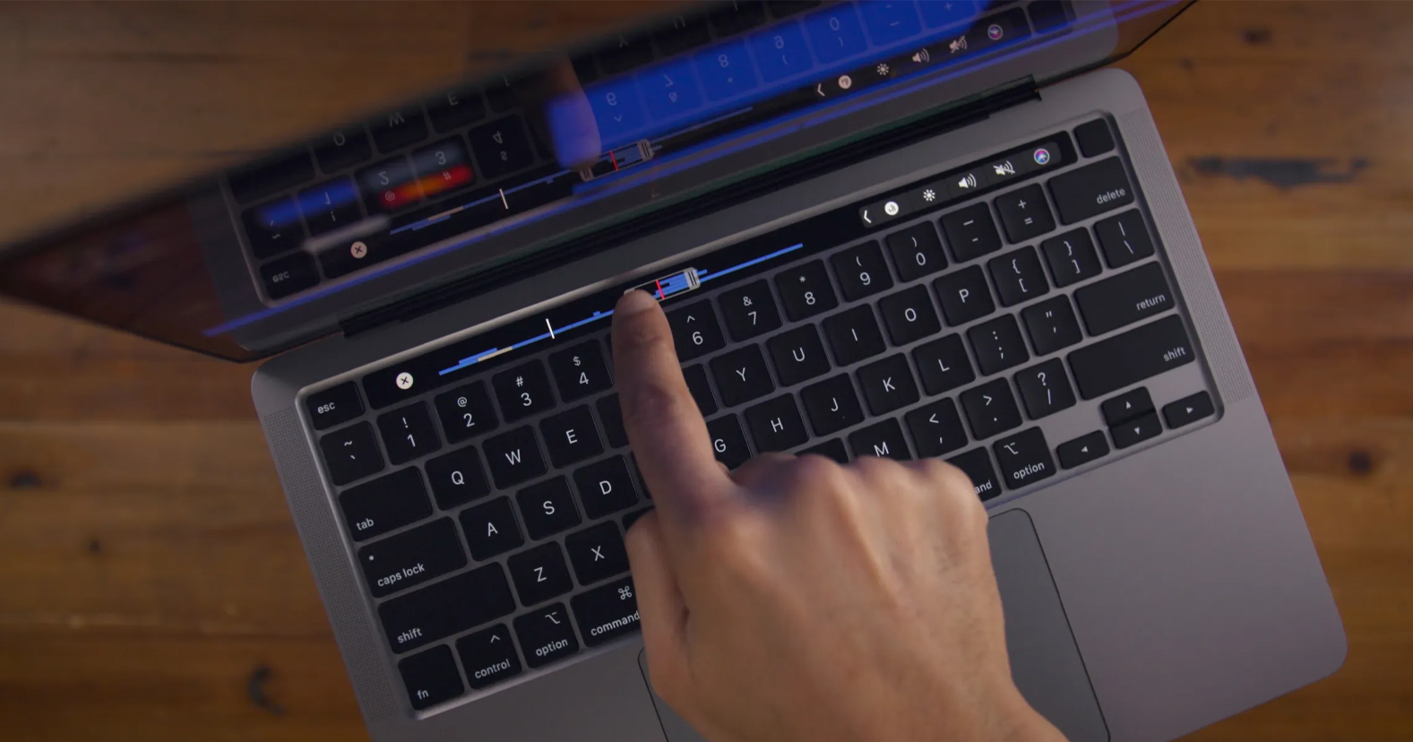 Ảnh chụp màn hình Touch Bar