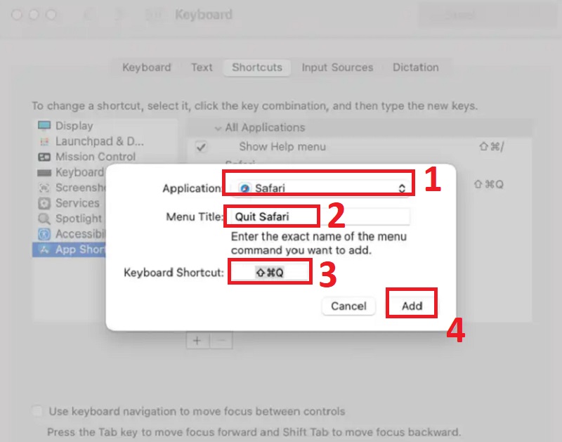Tạo phím tắt để đóng tab trên Safari 