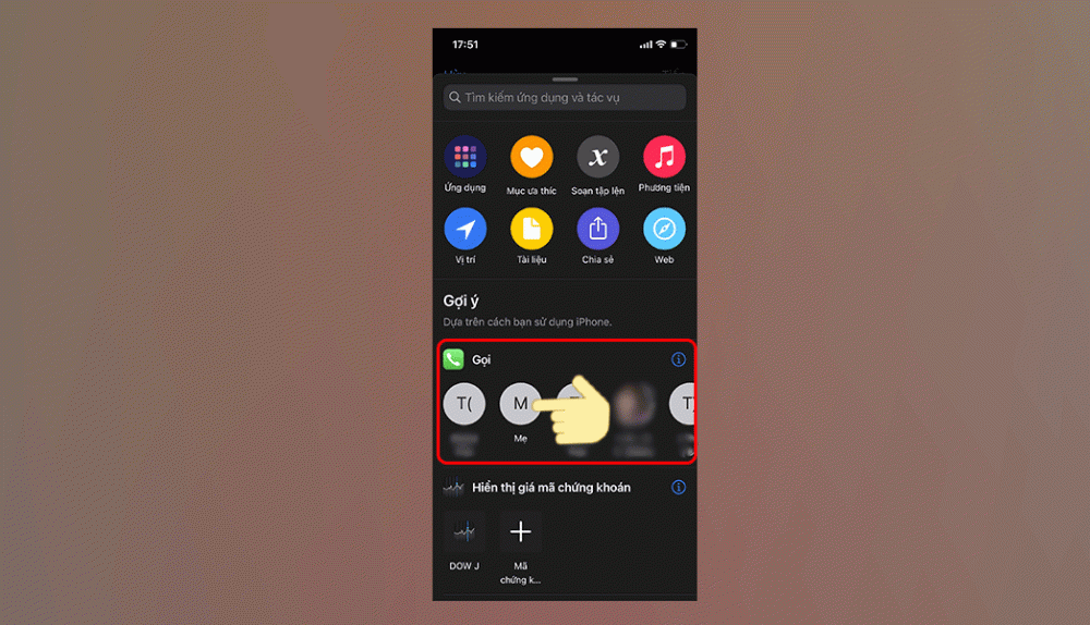 Tiết kiệm thời gian khi gọi điện ngay trên màn hình chính iPhone 