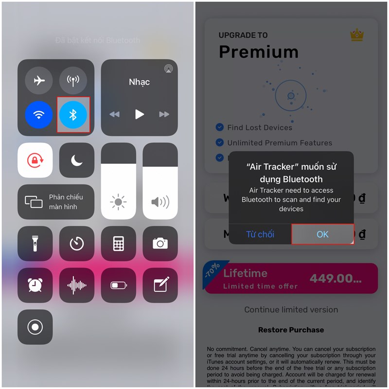 Xác định vị trí các thiết bị ngoại vi không dây bằng iPhone