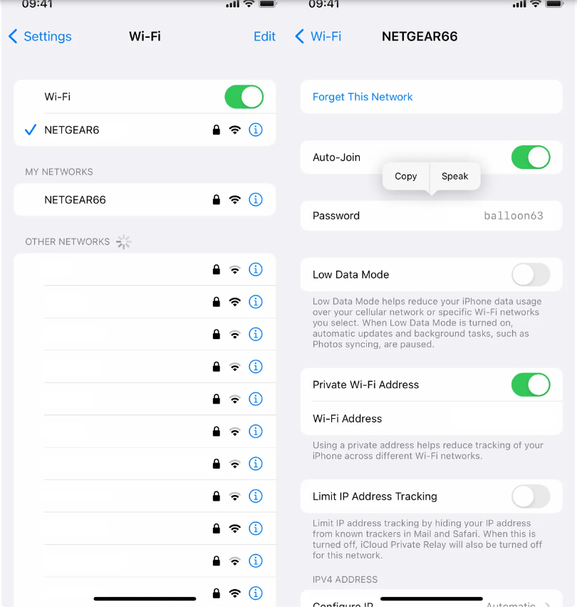 Xem và chia sẻ mật khẩu Wifi đã lưu