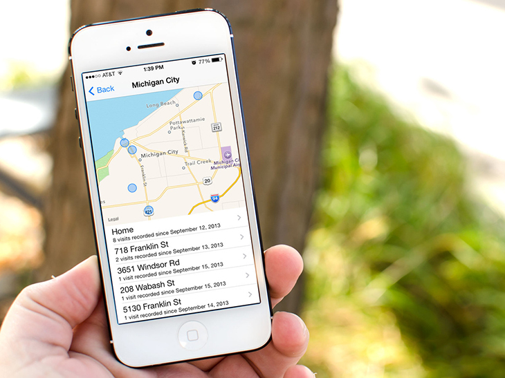 theo dõi trên iphone