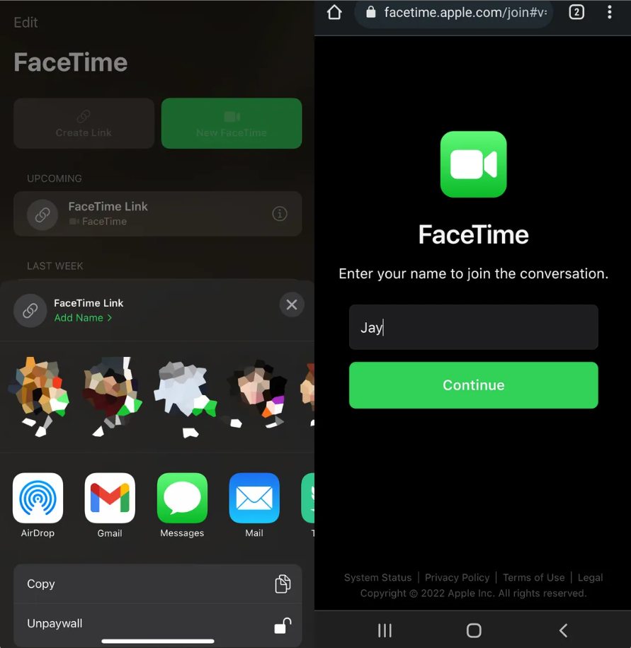 Gọi video cho người dùng Android và Windows với FaceTime