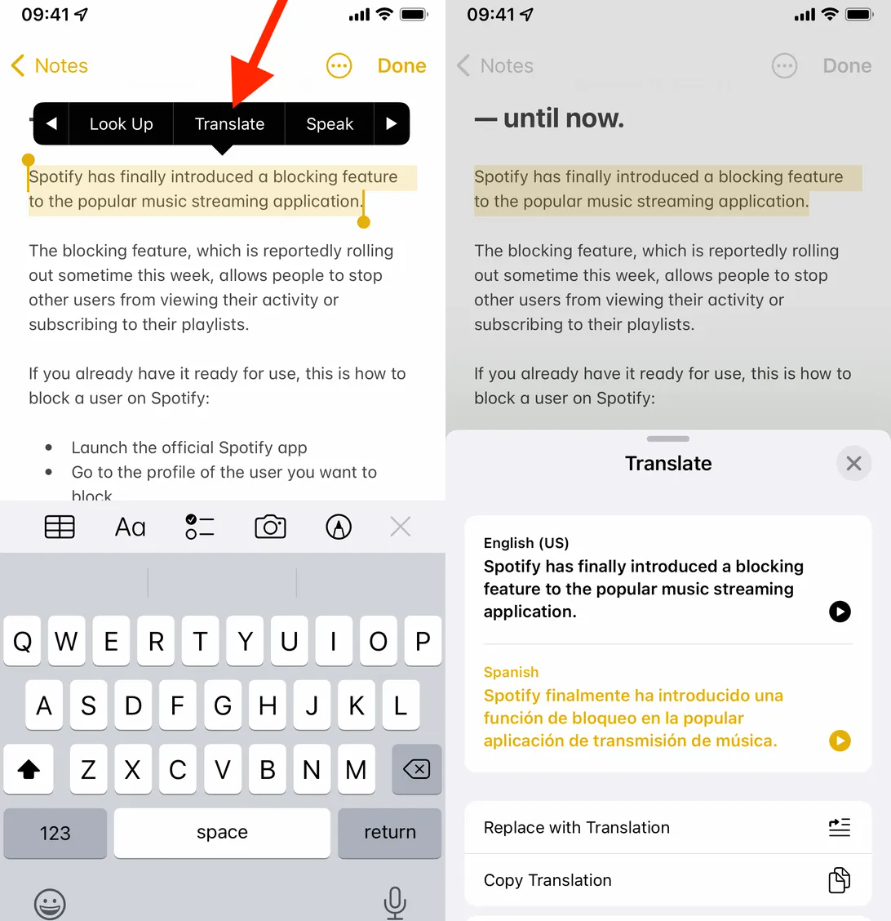 Dịch văn bản từ mọi nơi trên iPhone của bạn