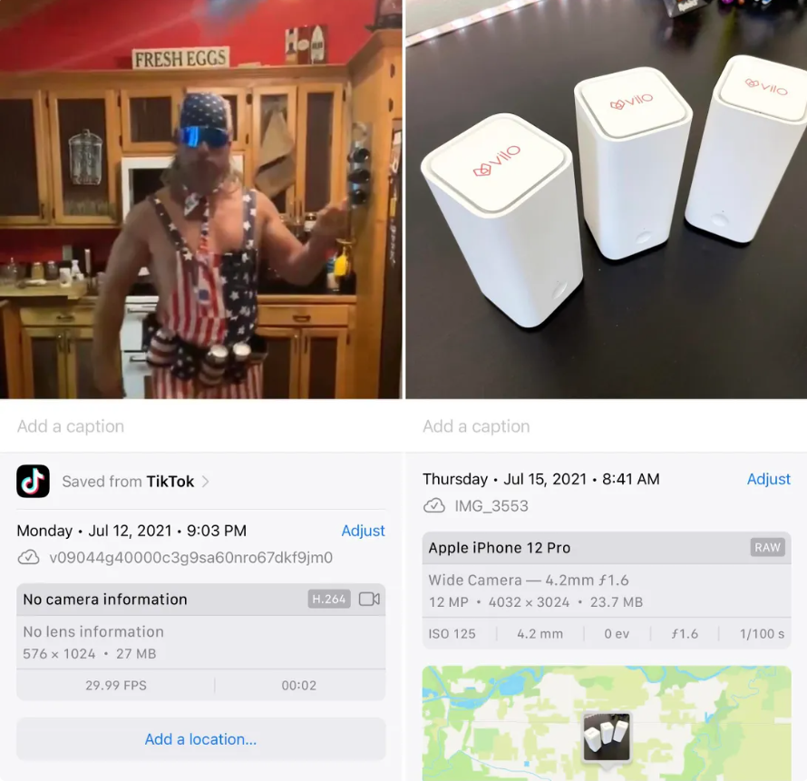 Xem thêm thông tin về ảnh của bạn