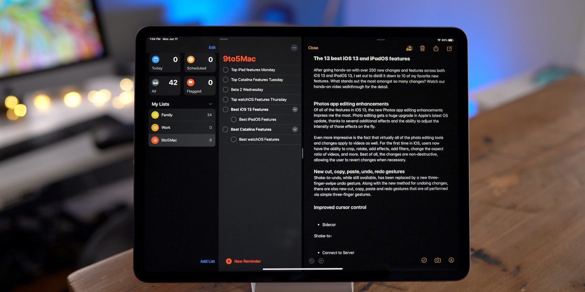 Bật chế độ nền tối