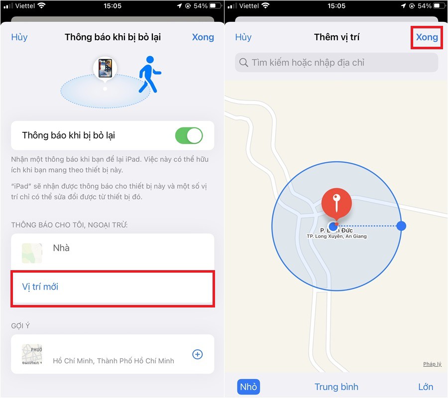 Hướng dẫn cách bật tính năng thông báo khi bị bỏ lại