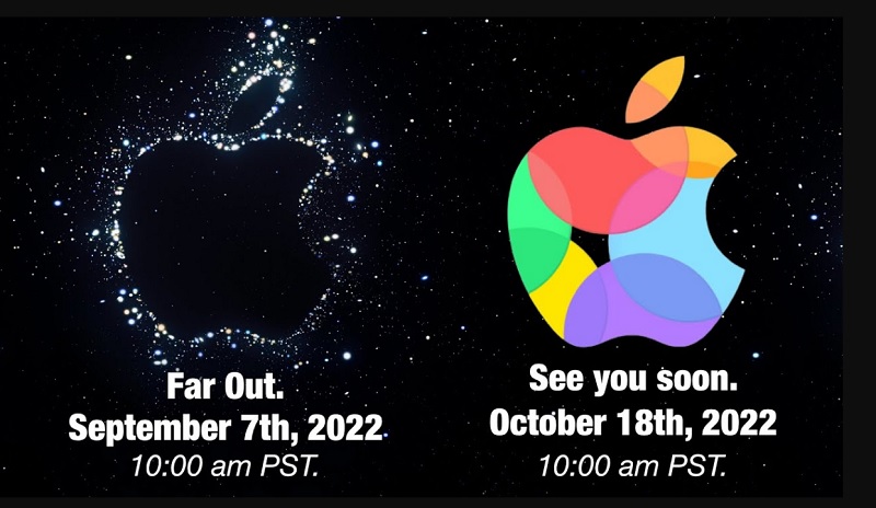 Năm 2022 Apple đã tổ chức 3 sự kiện nổi bật