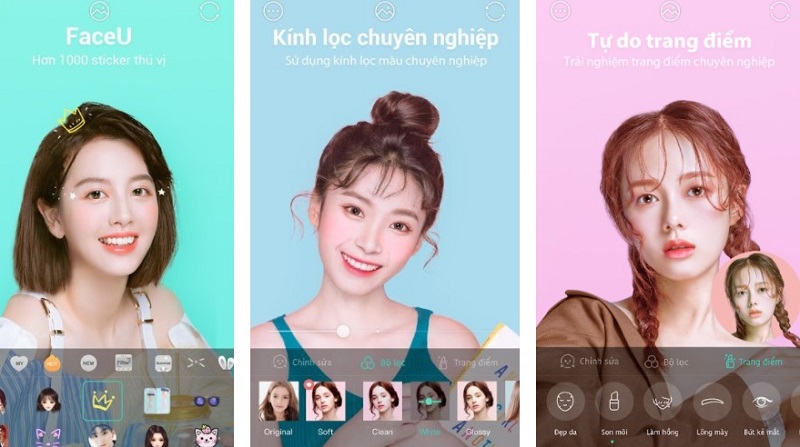 Ứng dụng chụp, chỉnh sửa ảnh FaceU