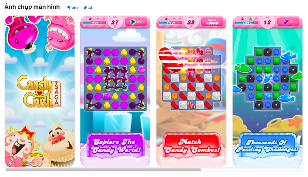 Top 15 game iPhone được chơi nhiều nhất năm 2021