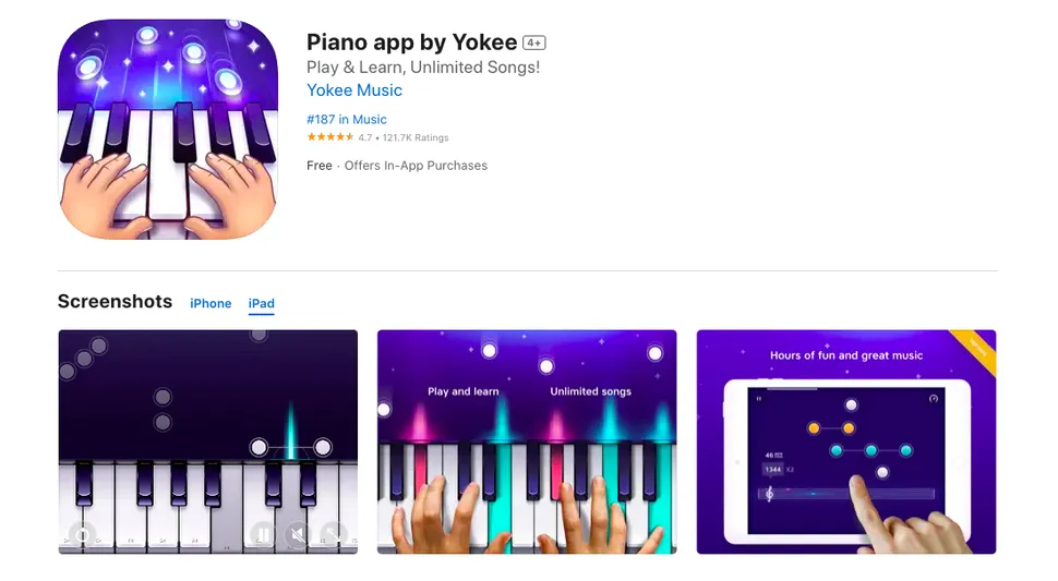 Piano by Yokee