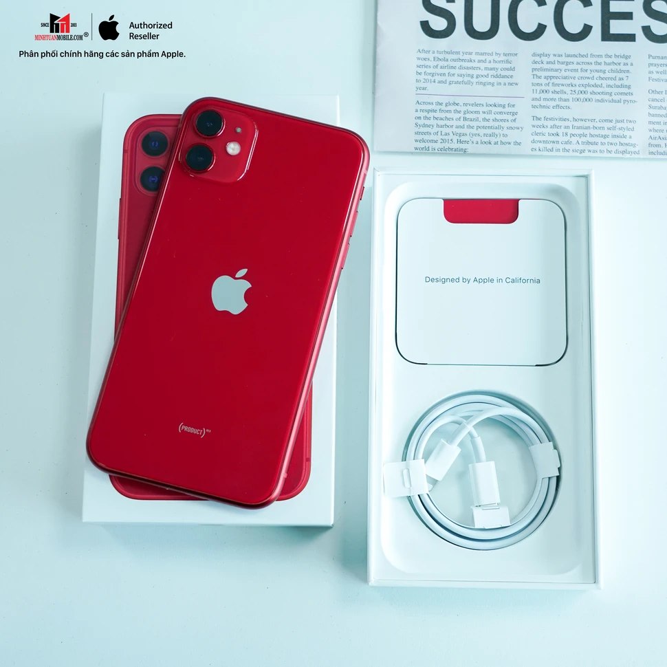 iPhone 11 màu đỏ red cho nàng tự tin, táo bạo 