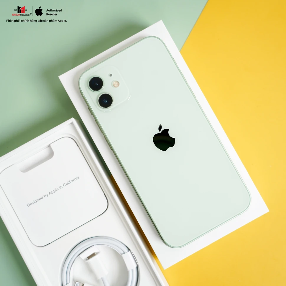 iPhone 12 màu xanh mint cho nàng tài năng, cầu tiến 
