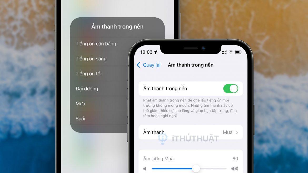 Bạn đã có thể bật âm thanh nền để có trải nghiệm tập trung và thư giãn hơn