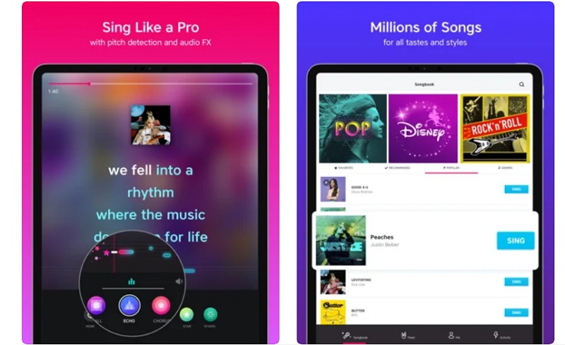 Ứng dụng karaoke Yokee 