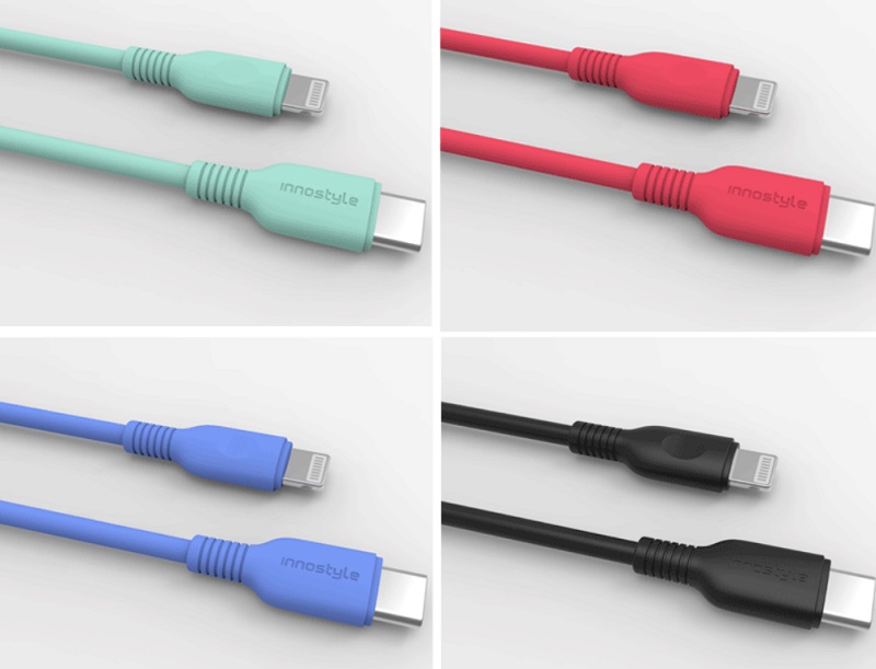 Cáp Type-C to Lightning Innostyle Jazzy MFI 1.2M