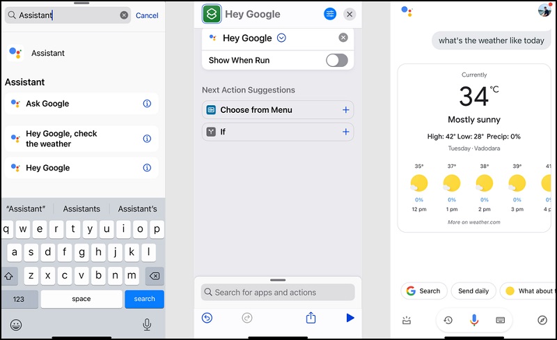 Sử dụng trợ lý ảo Google