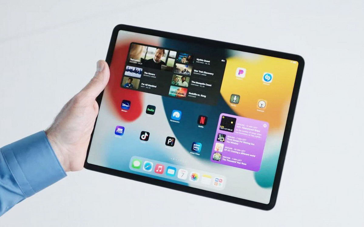 Landscape mode trên iPadOS 15
