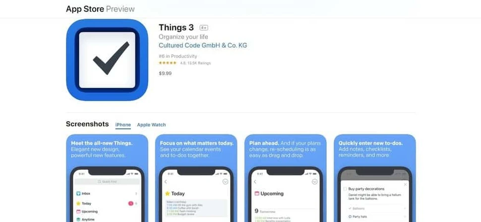 Ứng dụng Things 3 giúp bạn tối ưu hóa việc cần làm