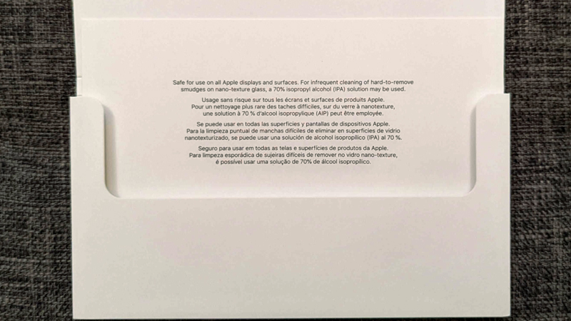 Vải đánh bóng Apple