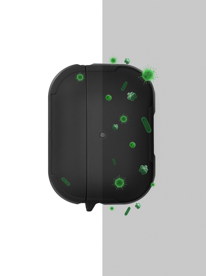 Ốp dẻo Airpods Pro UNIQ Valencia Antimicrobial