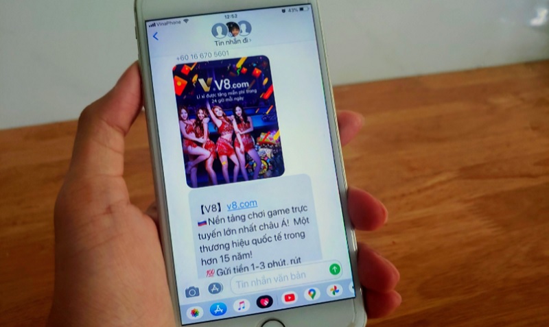 Báo cáo tin rác trên iMessage