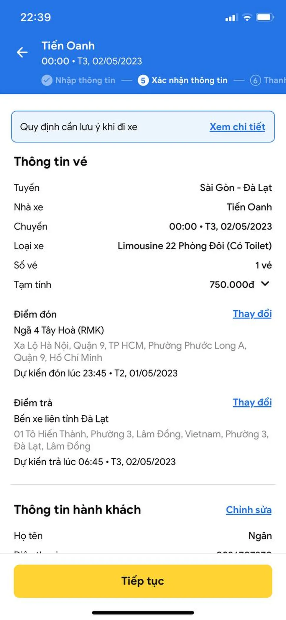 VeXeRe - ứng dụng đặt xe an toàn, tiện lợi