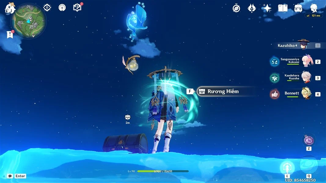 Vị trí Thủy Thần Đồng