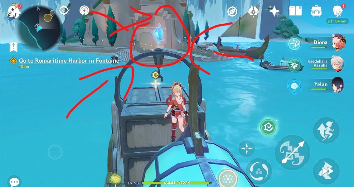 Vị trí Thủy Thần Đồng