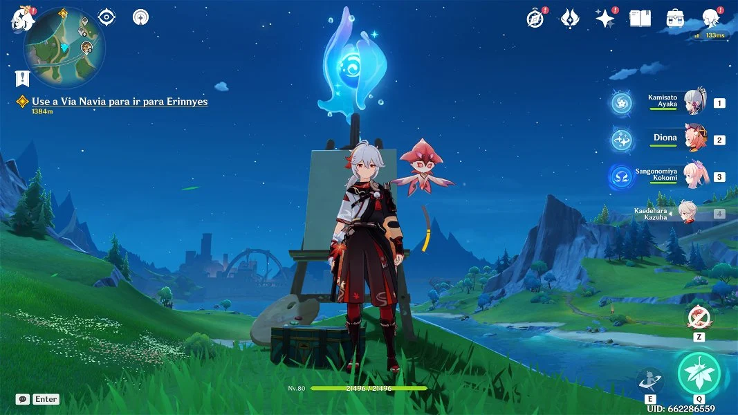 Vị trí Thủy Thần Đồng