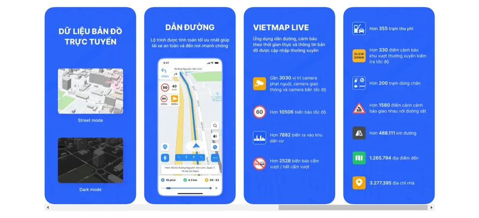 ứng dụng VIETMAP LIVE cho iPhone