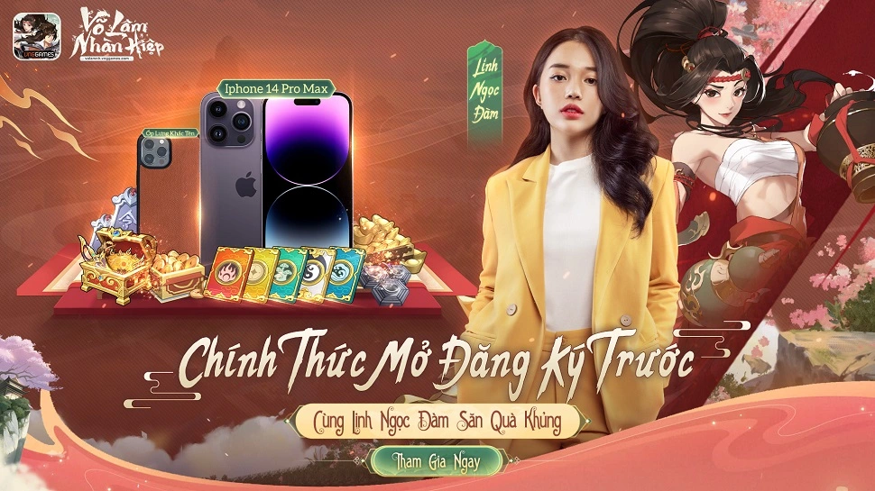 Đăng ký game, nhận iPhone 14 Pro Max