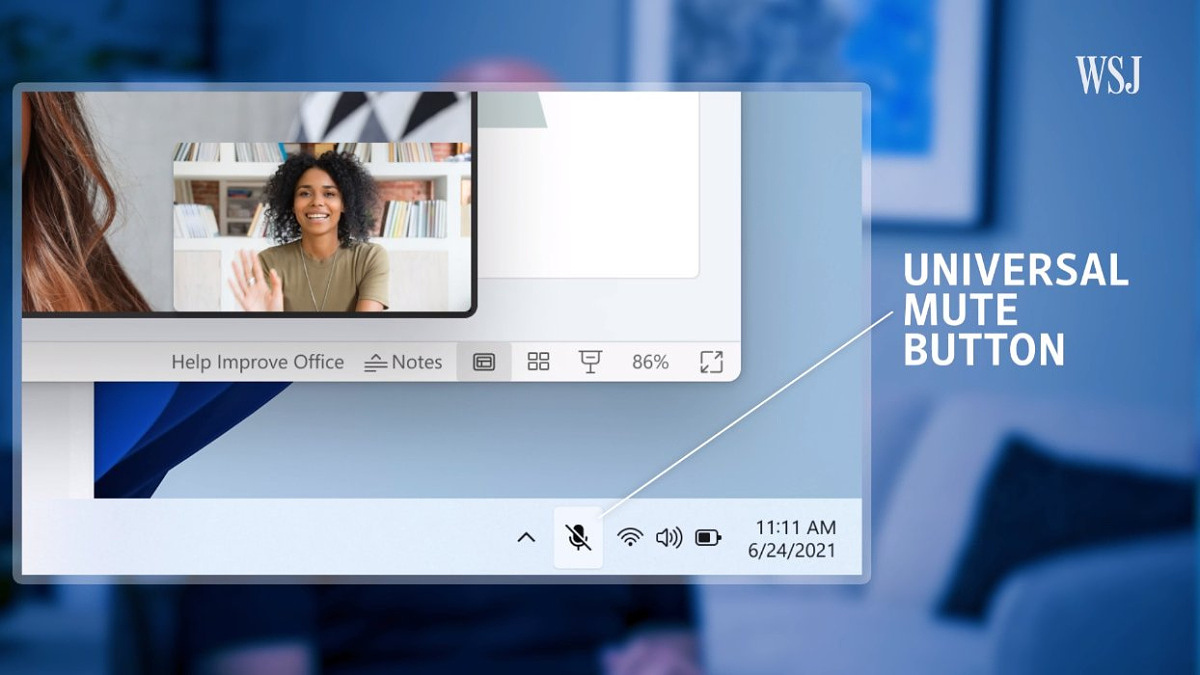 Nút tắt tiếng đa năng trên Windows 11