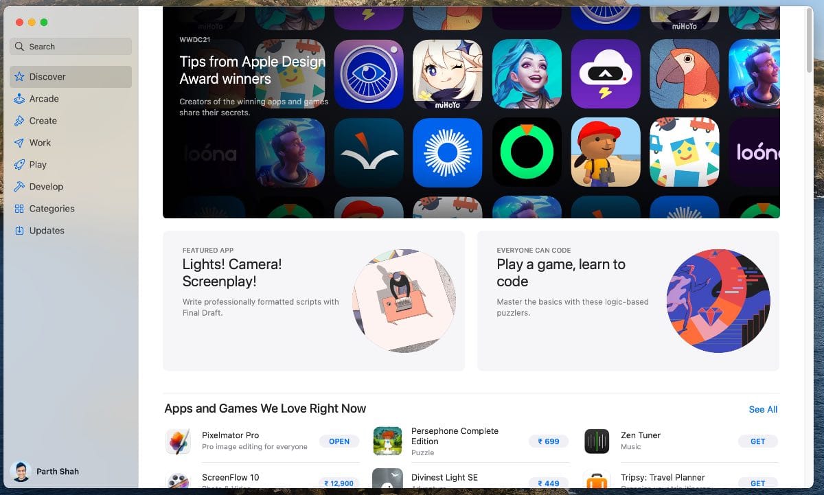 Cửa hàng ứng dụng trên macOS