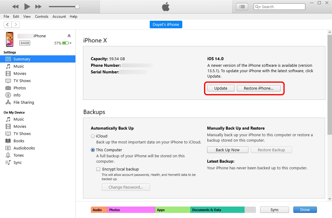 Hướng dẫn bạn cách hạ cấp iOS 14 xuống 13