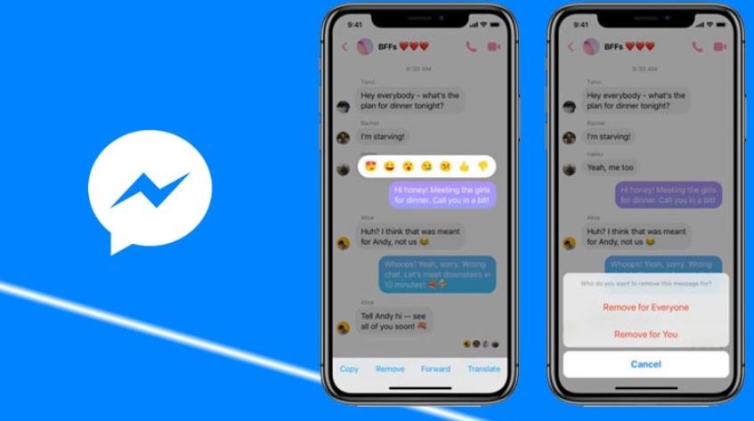 xóa nhiều tin nhắn messenger trên iphone
