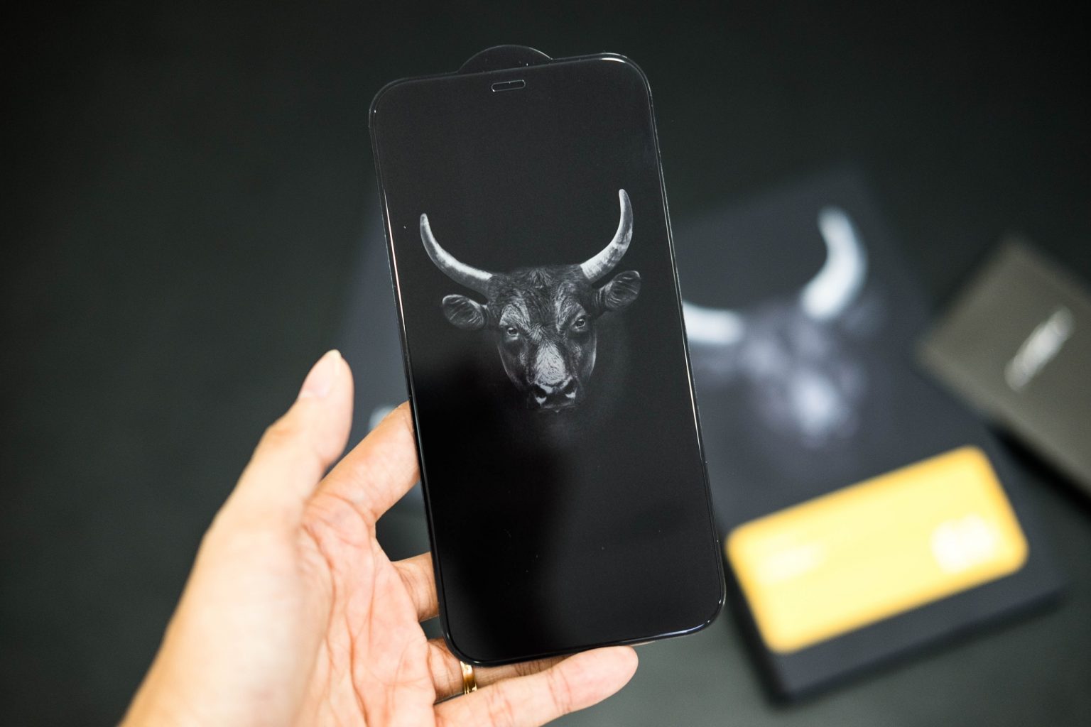 Cường lực chống nhìn trộm Mipow Kingbull HD iPhone